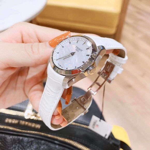 Sale! New! Tissot Grande White Band Ladies Watch - Picture 4 of 4